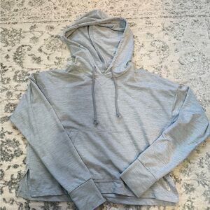 Nike Yoga Dri-FIT Light Gray Lightweight Hoodie